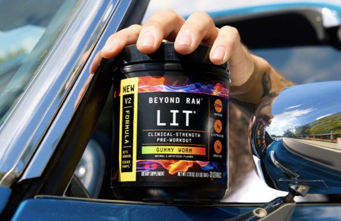 GNC's Beyond Raw LIT V2 pre-workout